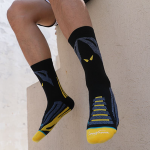 Chaussettes de basket-ball avec coussin athlétique pour hommes Cartoon Ghost Movie Character Number 24 Crew Elite - Product Image 5
