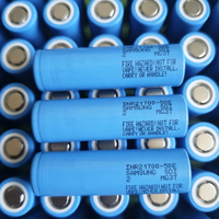 Batteries lithium-ion 21700 Samsung 50E 3.7V 5000mAh 3C cylindriques très demandées pour vélos électriques et lampes de poche