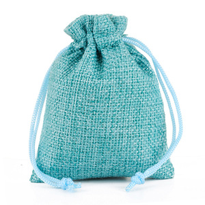 Sac à cordon en jute personnalisé, recyclable, écologique, durable, avec impression personnalisée - Product Image 5