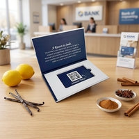 Boîtes rigides en carton recyclable écologiques pour l'emballage de cartes de crédit bancaires, boîte pour carte Mastercard