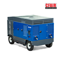 25bar EPA TIRE 4 FINAL 1150cfm Compresseur d'air Heavy Duty portable 24m3/min Diesel Compresseur d'air à vis Moteur Portable