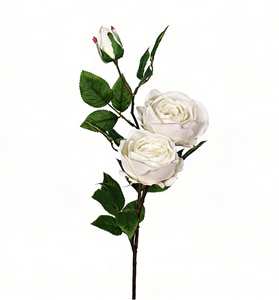 3 têtes d'iris artificielles en plastique blanc souple, ultra-réalistes, résistantes aux UV, avec tige pliable, pour la maison, les mariages, les hôtels, les fêtes, les bouquets <span class=keywords><strong>de</strong></span> <span class=keywords><strong>mariée</strong></span> - Product Image 1