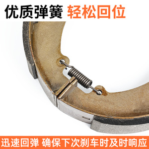 Pastillas de freno de tambor para motocicleta Zongshen, 180-220 mm, para triciclos, repuestos de hierro, fabricadas en China - Product Image 2