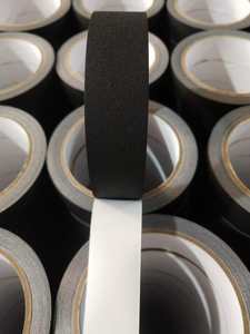 Ruban adhésif professionnel mat de qualité supérieure de 3 pouces, personnalisé, en caoutchouc, blanc, pour scène, type Gaff/Gaffer, noir - Product Image 3