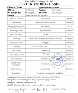 Doğal Zeytin Yaprağı Ekstresi Saf Gıda Sınıfı %20 Hidroksitirosol Tozu - Product Image 6