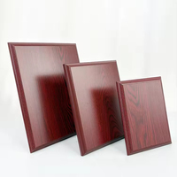 Plaque personnalisée avec logo personnel Certificat souvenir d'anniversaire d'entreprise Plaques en bois Trophée commémoratif