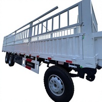 Semi-remorque à plateau en acier Huiteng à 3 essieux, 40 pieds, 40 tonnes, 12R22.5, service OEM, qualité fiable pour le transport de conteneurs