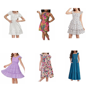 Nuevo Lote de Ropa de Verano para Niñas, Vestidos sin Mangas, Tallas Variadas, Modelo Princesa sin Tirantes 418 99999 - Product Image 1