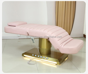 Offres Spéciales équipement haut <span class=keywords><strong>de</strong></span> gamme thérapie <span class=keywords><strong>de</strong></span> relaxation corporelle spa <span class=keywords><strong>de</strong></span> beauté salon <span class=keywords><strong>de</strong></span> beauté en cuir massage visage lit électrique - Product Image 5