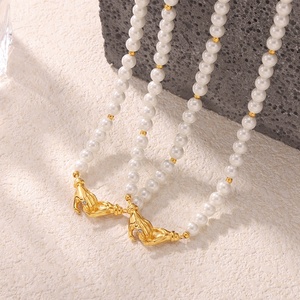 चीन ईवू धूप व्यापार बाजार 16888 + बिजोक्स व्यापार बिक्री आपूर्तिकर्ता एजेंट हाथ पेलेंट खरीद शेल मोती कॉलर हार - Product Image 6