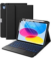 OEM ODM Uyumlu Tablet 11. ve 10. Nesil Klavyeli Kılıf, Kalem Tutucu, Çoklu Dokunmatik İzleme Paneli ve 7 Renkli Arka Aydınlatmalı Folio Kılıf