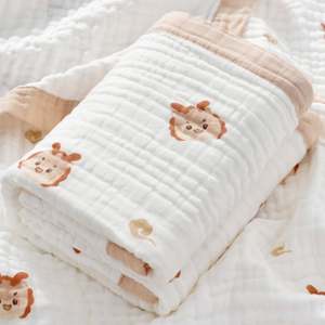 Wholesale Baby Muslin Wrap Summer Cotton <b>Blanket</b> <b>Children</b> Beach Towel Soft <b>Blanket</b> Gauze Quilt - Product Image 2