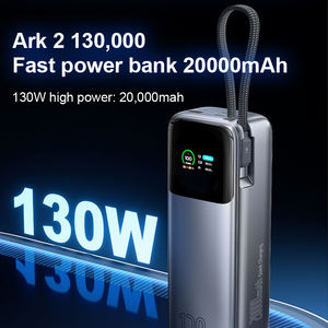 130w gan בנק כוח 20000mah tft תצוגה דיגיטלית מטען נייד נייד - Product Image 5