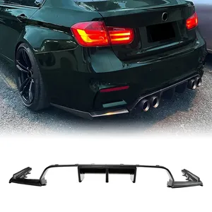 สปอยเลอร์กันชนหลังรถยนต์ StarNav พร้อม/ไม่มีไฟ LED สำหรับ F80 M3 F81 F82 F83 M4 ปี 2014-2019 ชุดแต่งกระโปรงกันชนล่าง - Product Image 4