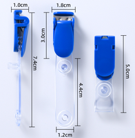 Clips pour badges d'identification, clips réutilisables pour badges, pour infirmières, médecins, personnel hospitalier, employés de bureau, badge de travail, badge nominatif