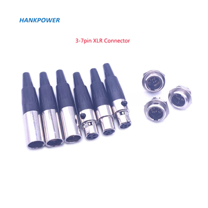2.5mm Mini XLR Connector 3 4 5 6 <strong>Core</strong> Male Female XLR <strong>Plug</strong> Socket - Product Image 2