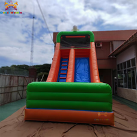 Nouveau style 2022 : Parc de trampolines gonflables en PVC pour enfants, thème animalier orange, éducatif et amusant, idéal pour les centres commerciaux