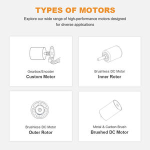 Motor Rotatorio Pequeño de CC sin Núcleo con Escobillas de 17mm, Imán Permanente, 12V 24V, Baja Velocidad, Alto Torque para Abridor de Cortinas Eléctrico - Product Image 3