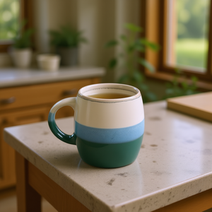 Mug à café moderne en céramique 18 oz, en porcelaine, passe au lave-vaisselle et au micro-ondes, pour le bureau et la maison - Product Image 2