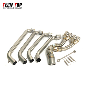 Tubo de escape para HONDA CBR650R CB650R 19-23/CBR650F <span class=keywords><strong>CB650F</strong></span> /14-18, tubo de enlace frontal de escape para motocicleta, silenciador de escape de 51MM - Product Image 6