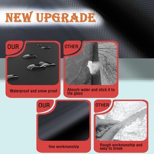 Grande housse de <span class=keywords><strong>pare</strong></span>-<span class=keywords><strong>brise</strong></span> pour voiture, protection contre la glace et la neige, avec protection pour les fenêtres latérales et les rétroviseurs - Product Image 5