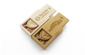 Memoria usb con forma de hoja de arce de bambú <span class=keywords><strong>para</strong></span> regalo de <span class=keywords><strong>boda</strong></span>, memoria usb de madera con diseño y caja de madera, <span class=keywords><strong>2022</strong></span> - Product Image 6