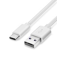 Kabel Pengisian Cepat USB Type-C 3A untuk Ponsel, Kabel Pengisian Daya USB-C