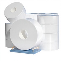 Papier en rouleau jumbo, directement de l'usine, doux pour la peau, sans peluches, super grande capacité, pour le nettoyage quotidien, 2 à 4 plis
