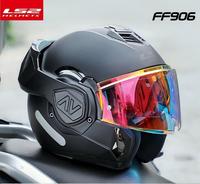 Casco de Motocicleta LS2 FF906 Scorpion 180, Casco Integral Abatible Trasero con Visera Doble, Apto para Todas las Estaciones