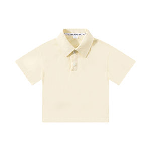 เสื้อโปโลเด็กชายเด็กหญิง ผ้าฝ้ายแท้ สีพื้น คอปก แขนสั้น ใส่ได้ทุกโอกาส ไซส์ใหญ่ กลาง เล็ก - Product Image 6