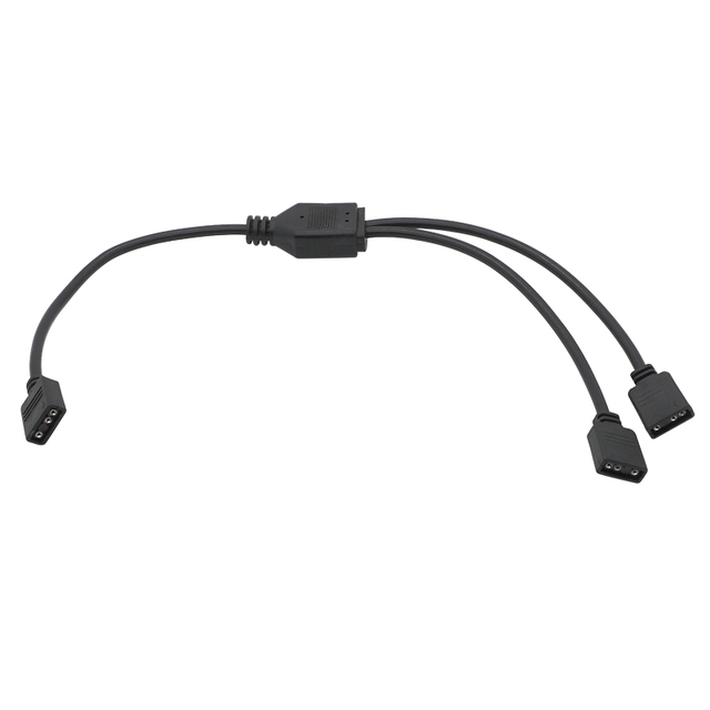 Motherboard RGB SYNC Splitter, 5V 3Pin ARGB SYNC HUB Transfer Extension Cable for M/B ASUS GIGABYTE MSI