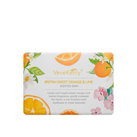 Jabón de Baño Artesanal con Aroma a Naranja Dulce de Alta Calidad al por Mayor, Jabón Hidratante con Vitamina E de 150 g, Jabón Blanqueador para Piel Grasa
