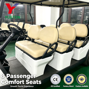 Carro de Golf de 8 Plazas con Certificación CE, Alimentado por Batería, Vehículo Turístico con Techo Personalizado para Resort, Villa, Parque Escénico YT-TLS3 - Product Image 4