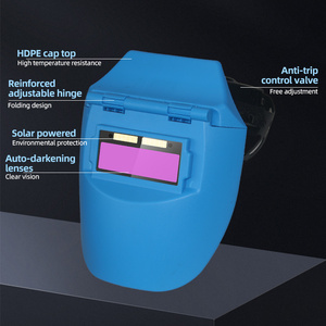 Máscara de Soldadura con Oscurecimiento Automático Solar, Vista Amplia, Color Real, Resistente a Altas Temperaturas, Casco de Soldadura con Oscurecimiento Automático - Product Image 3