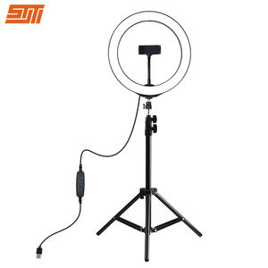 Anillo de Luz LED con trípode para estudio de fotografía, lámpara de anillo con soporte para teléfono, vídeo en vivo, <span class=keywords><strong>Tiktok</strong></span>, <span class=keywords><strong>Aro</strong></span> de Luz para maquillaje - Product Image 1