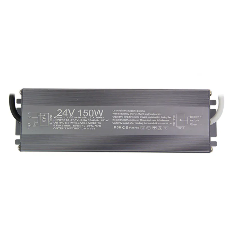 Sonyang IP67สวิตชิ่งไฟ LED 12V 24V 60W 80W 100W 150W 350W ตัวจ่ายไฟ LED 12V