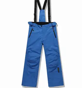 冬季防水透气滑雪裤可拆卸吊带女式滑雪绝缘围兜裤滑雪板整体滑雪板