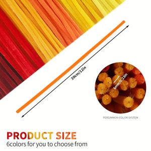 A Tree of <b>Sweet</b> Wishes Mini Twisting Stick Craft Kit Create a Fuzzy Persimmon Treeb Symbol of Good Luck Perfect Meaningful Gift - Product Image 3