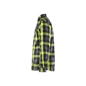 BLAKLADER - 3299115399334XL Camisa de franela Negro/Amarillo-EAN 7330509796870 CAMISAS DE TRABAJO - Product Image 5