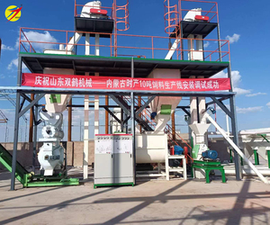 Thiết bị máy móc dây chuyền sản xuất thức ăn chăn nuôi gia cầm và gia súc 10 t/h mới để tạo thức ăn - Product Image 4