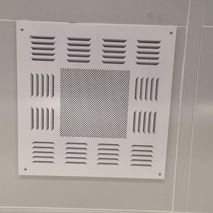 Unit Filter Kipas <span class=keywords><strong>FFU</strong></span> Berkualitas Tinggi yang Dapat Disesuaikan dengan Filter HEPA H14 Baru untuk Hood Aliran Udara Laminar Ruang Bersih di Langit-langit untuk Pabrik Manufaktur - Product Image 3