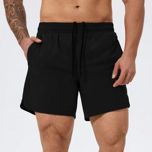 Logo personnalisé séchage rapide décontracté Gym Fitness Shorts pour hommes pantalons décontractés d'été Shorts de sport - Product Image 5