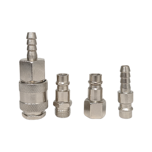 ข้อต่อแบบเร็วมาตรฐานยุโรป EU Euro Type สำหรับสายลม ใช้กับท่ออัดอากาศ - Product Image 4