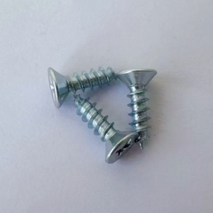 Oem thép carbon màu xanh kẽm tự khai thác vít M3 M4 M5 <span class=keywords><strong>M6</strong></span> chìm đầu tam giác chủ đề cứng chéo lõm Metric - Product Image 5