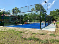 Terrain de padel portable pour exposition, démontage rapide, modèle de location, distributeur mondial en gros