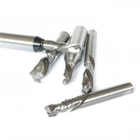Fresa de compresión ascendente y descendente de carburo sólido para madera, herramienta de corte CNC para router