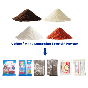 Machine d'emballage automatique de bicarbonate de soude – protéine, lait, farine de maïs – sachet, stickbag, scellage dorsal - Product Image 2