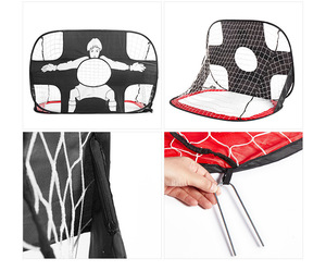 <span class=keywords><strong>But</strong></span> de football portable et pliable pour l'entraînement des enfants en extérieur avec tube en fer et filet en nylon - Product Image 4