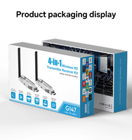 Extenseur HDMI sans fil 1080P 60Hz, portée longue distance 100M, kit émetteur et récepteur 5G, plug and play pour téléviseur, projecteur, moniteur, ordinateur portable