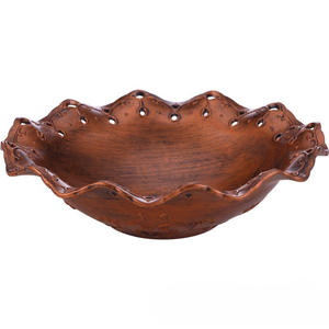 Venta al por mayor de platos desechables de plástico para servir platos de cargador de oro Retro Para fiestas de boda y cenas-Pedido mínimo 100 piezas - Product Image 3